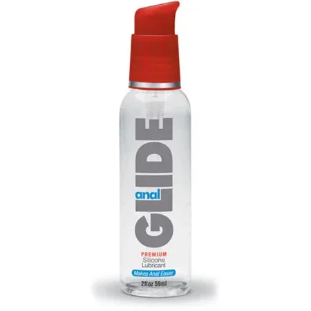 Anal Glide Silicone Lubricant – 2 oz Pump Bottle