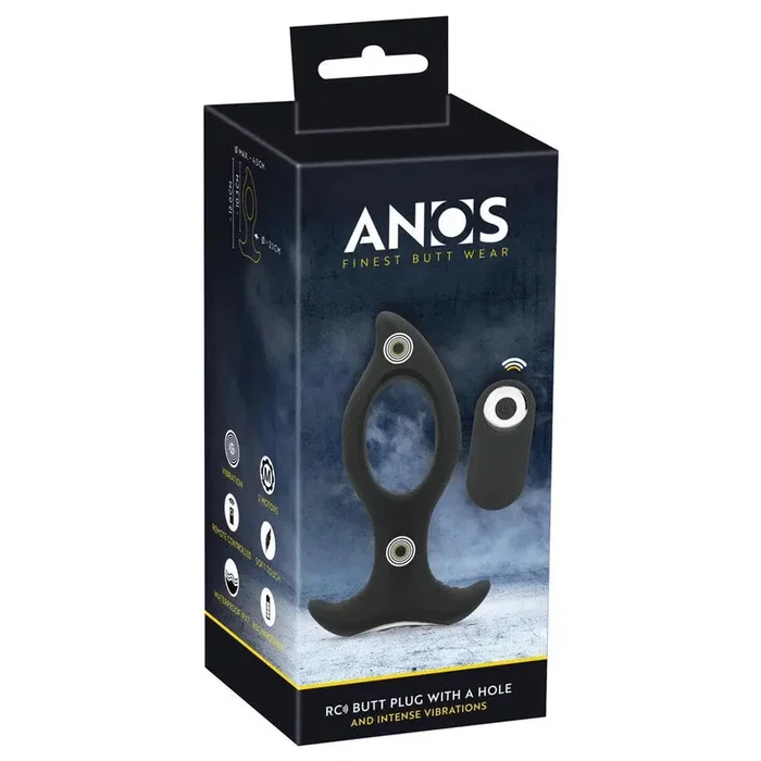 Anos RC Vibrating Butt Plug with A Hole by You2Toys