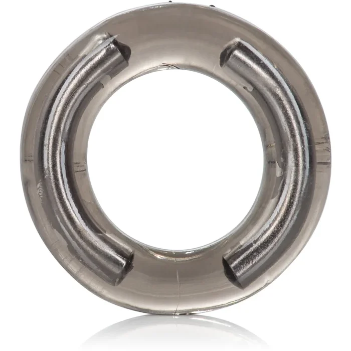 Apollo Premium Cock Ring Grey – With Stainless Steel Support