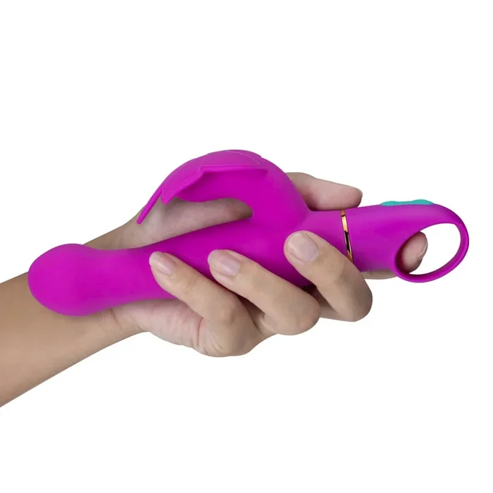 Aria Naughty AF Powerful Rumbly Vibrating Clitoris and G spot Stimulation Silicone Vibrator