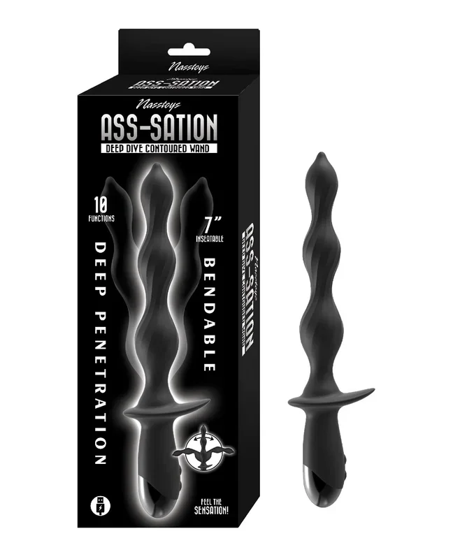 Ass-Station Deep Dive Contoured Wand – Black