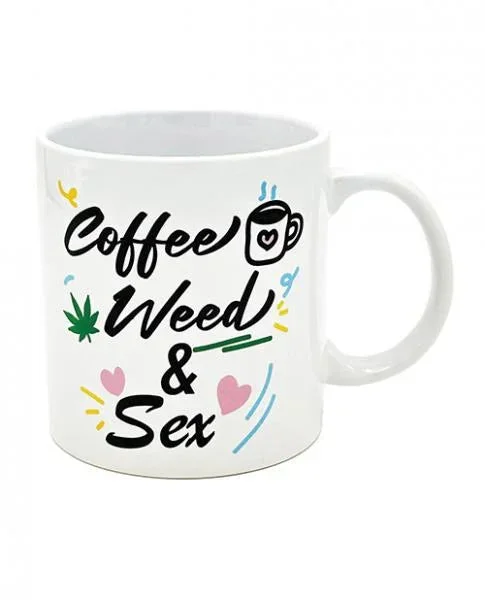 Attitude Mug Coffee, Weed & Sex – 22 Oz