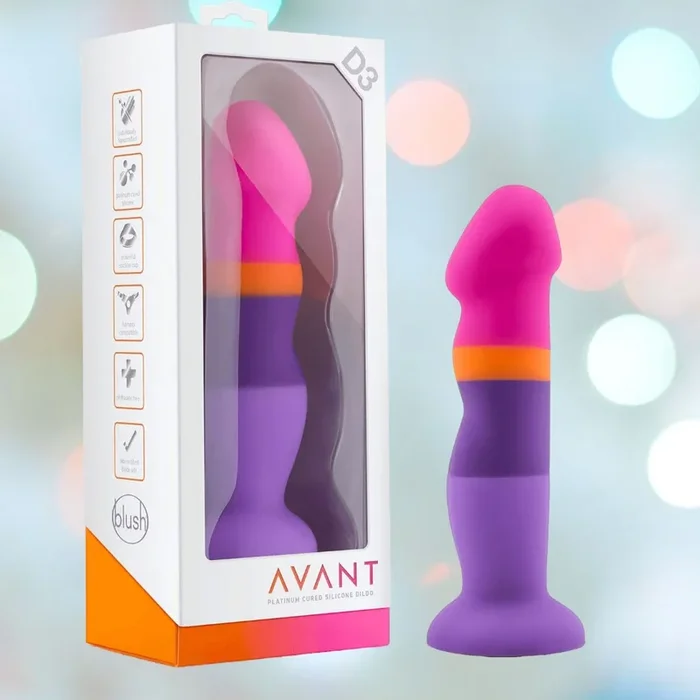 Avant D3 7″ Non-Porous Silicone Dildo – Summer Fling