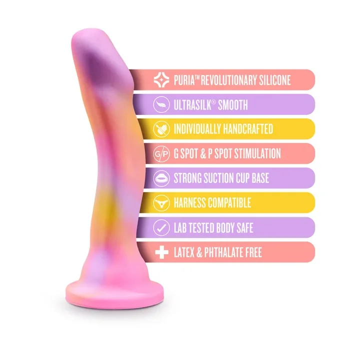 Avant Suns Out G Spot P Spot Stimulation Strap-on Compatible Suction Cup Dildo Pink