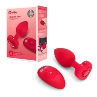 B-Vibe – Vibrating Heart Jewel Plug