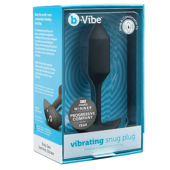 b-Vibe Vibrating Snug Plug 2 – Black