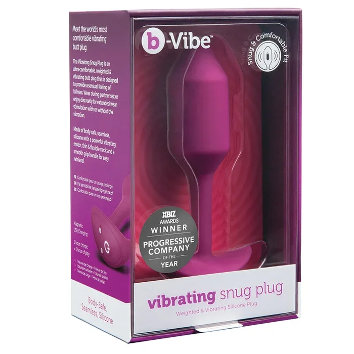 b-Vibe Vibrating Snug Plug 2 – Rose