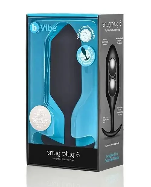 b-Vibe Weighted Snug Plug 6 – 515g Anal Plug