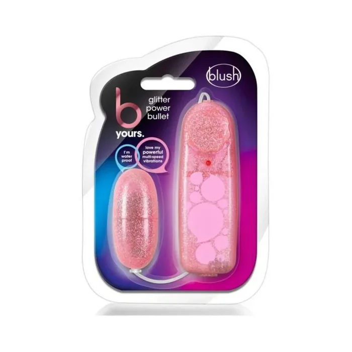 B Yours – Glitter Power Bullet – Pink