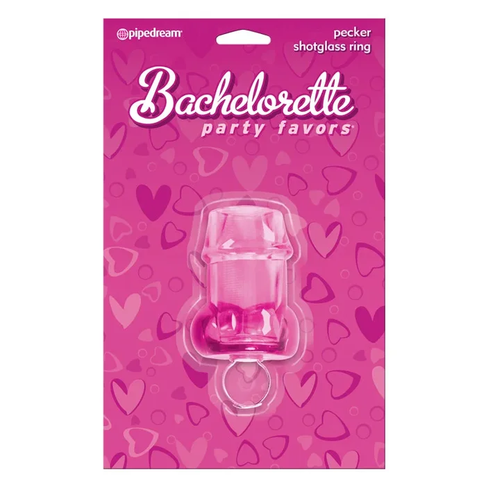 Bachelorette Party Pecker Shot Glass Ring Asst. Colors