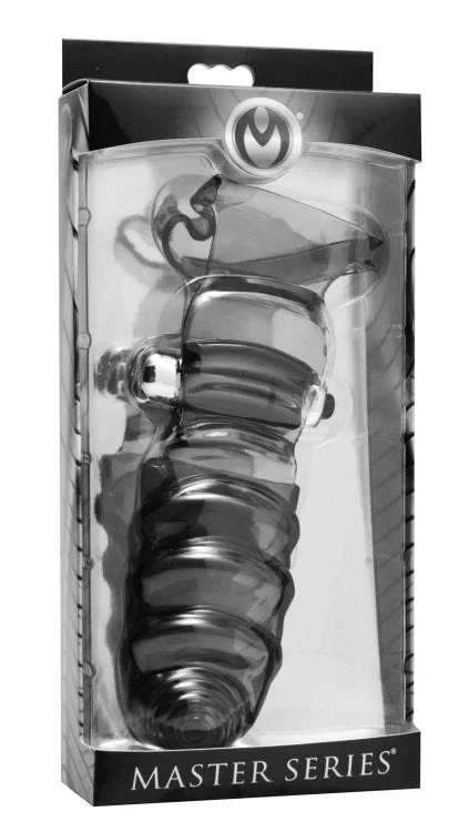 Bang Bang G-Spot Magic Finger Vibe: Waterproof and Ribbed Fun!