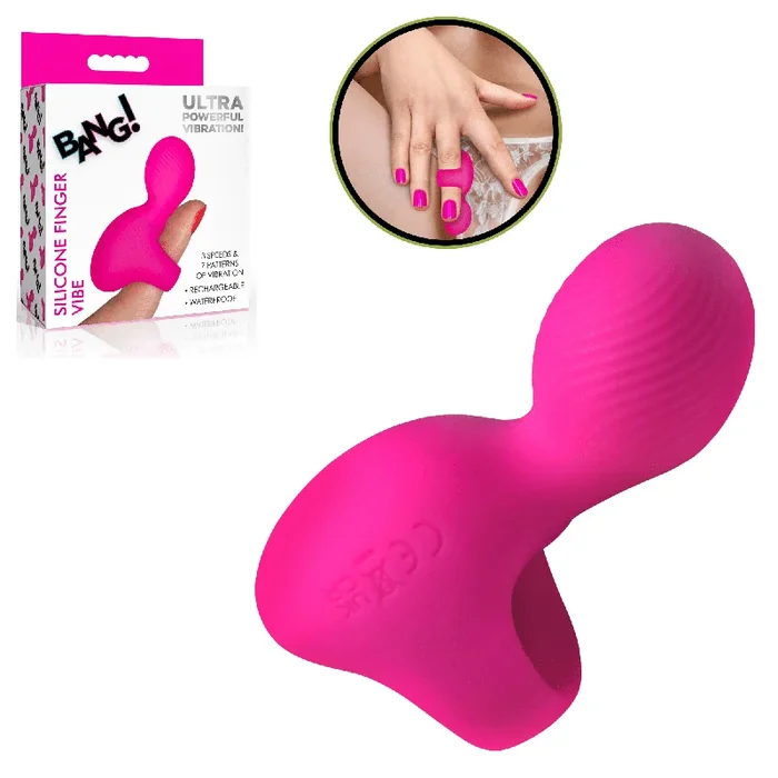 Bang Silicone Rechargeable Waterproof Finger Vibrator