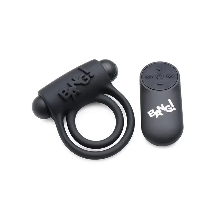 Bang! Vibrating Cock Ring & Bullet w/Remote Control