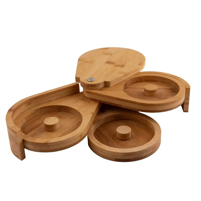 BarConic® Bamboo Salt Rimmer – 3 tier