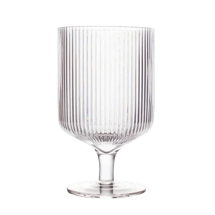 BarConic® Classic Ribbed Rocks Glass w/Stem – 10 ounce