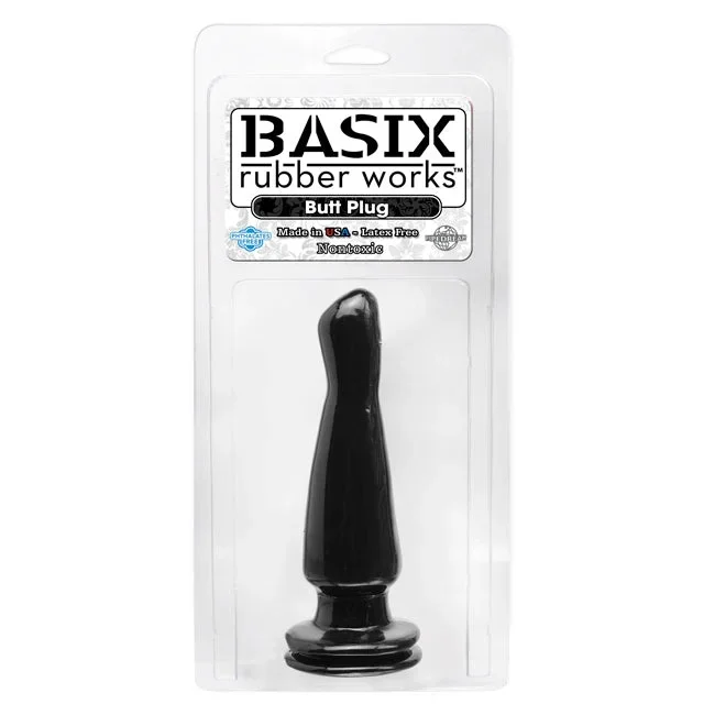 Basix Rubber Works – Butt Plug Black