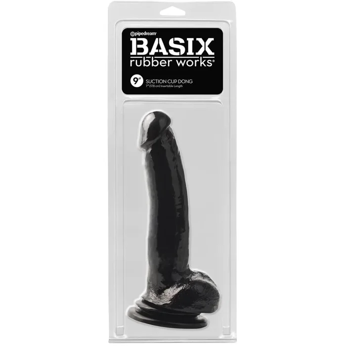 Basix Rubber Works 9″ Suction Cup Thicky – Black