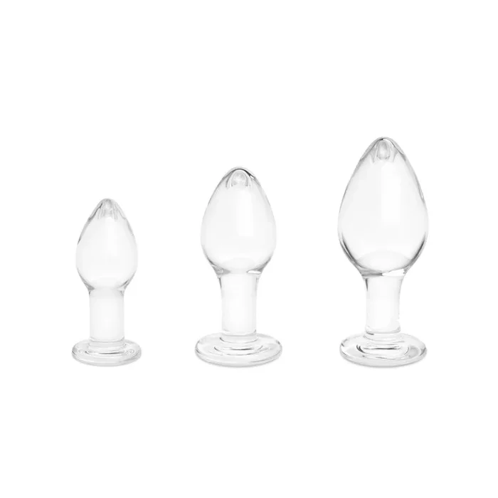 Beginner Glass Butt Plug Set