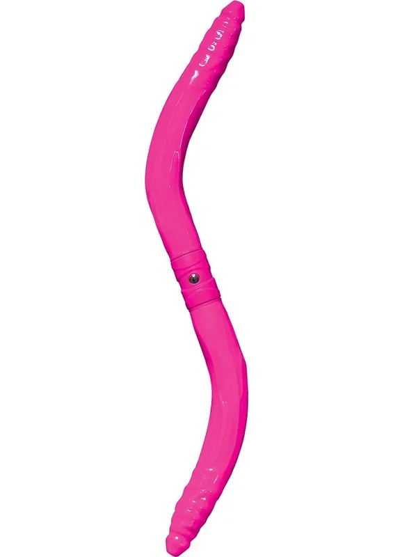 Bendable Double Vibe Vibrating Dildo
