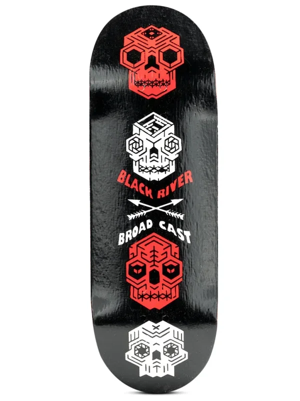 Blackriver 7 Ply Fingerboard Deck – Broadcast Totem