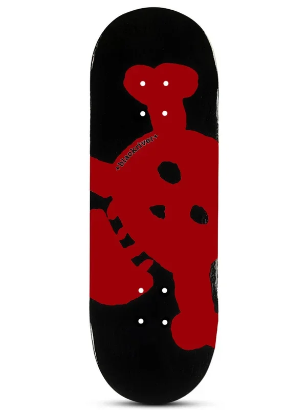 Blackriver Fingerboard Deck – Red New Skull