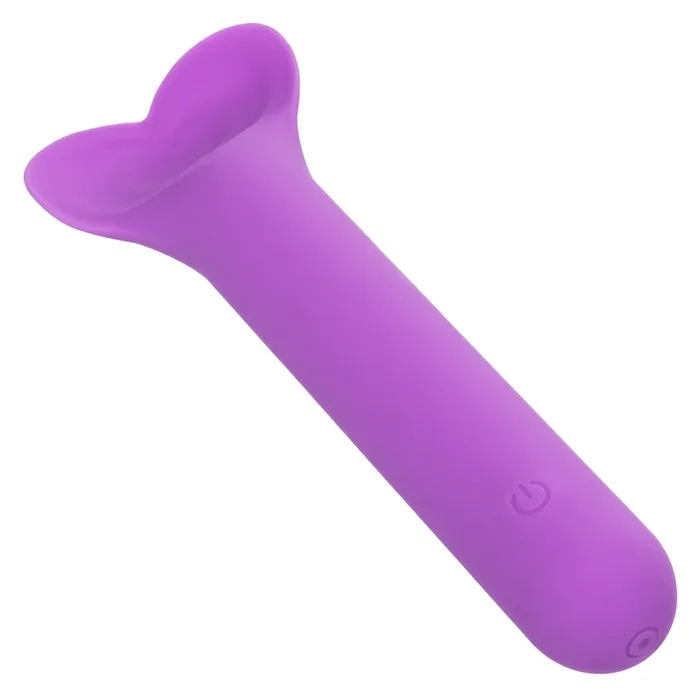 Bliss Liquid Silicone Lover Fluttering Vibrator in Purple