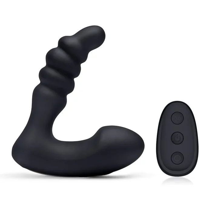 Blue Line Prodder Sphincter Training Remote Controlled Prostate Stimulator Black