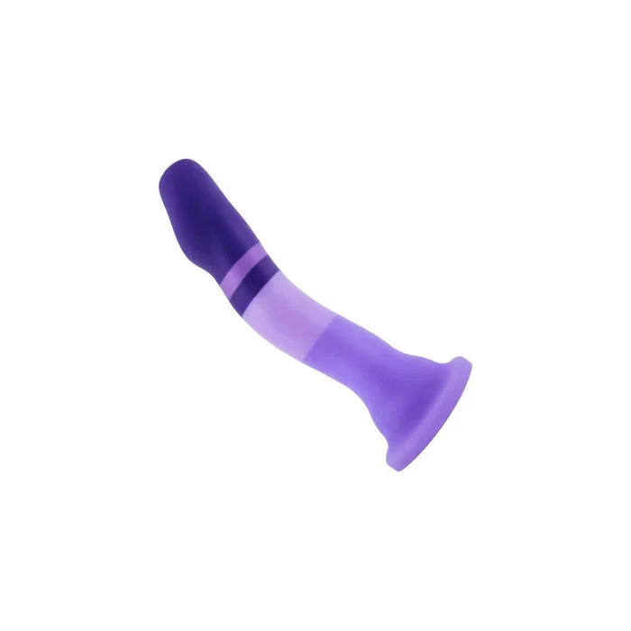 Blush Avant D2 Purple Rain Suction Cup Base Silicone Dildo