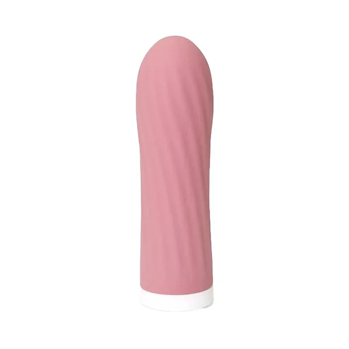 Blush Blossom Series – Hush Bullet Vibrator with Twisty Texture