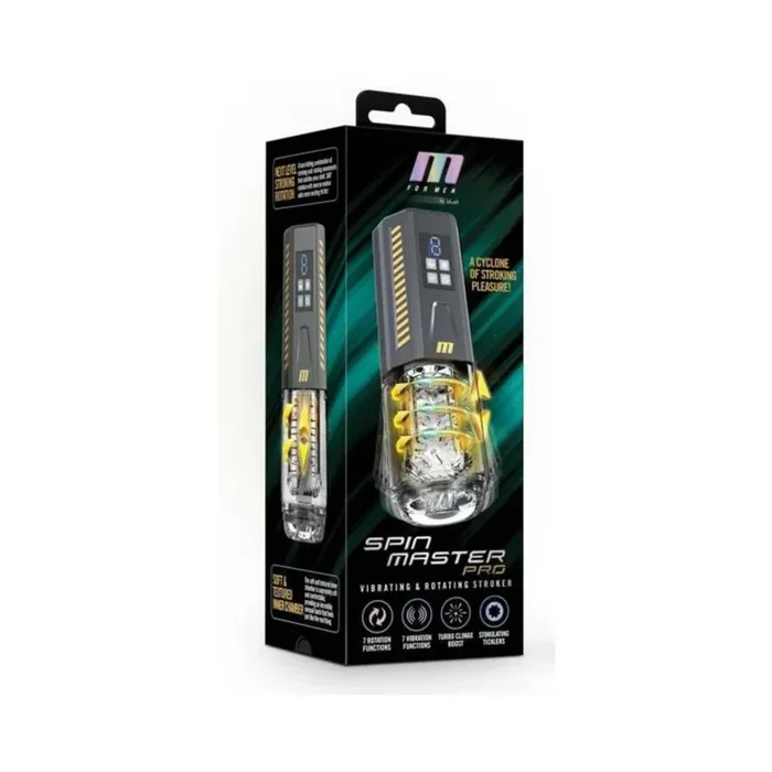 Blush M For Men Spinmaster Pro Stroker – Grey