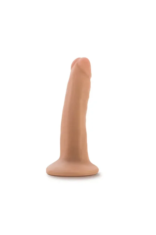 Blush Novelties – Dr. Skin Plus – 5″ Triple Density Posable Dildo with Suction Cup – Beige