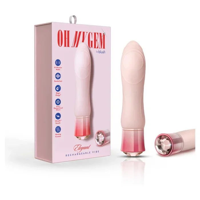 Blush Oh My Gem 5″ Warming G-Spot Vibrator