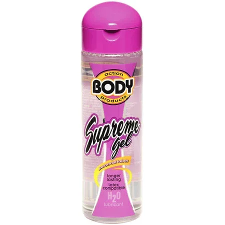 Body Action Supreme Water Based Gel – 4.8 oz Bottle