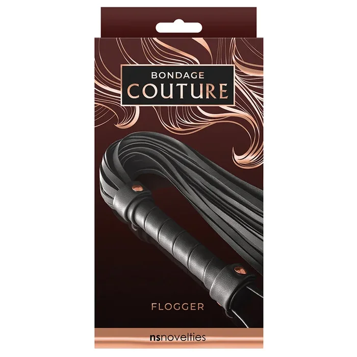 Bondage Couture Flogger – Black