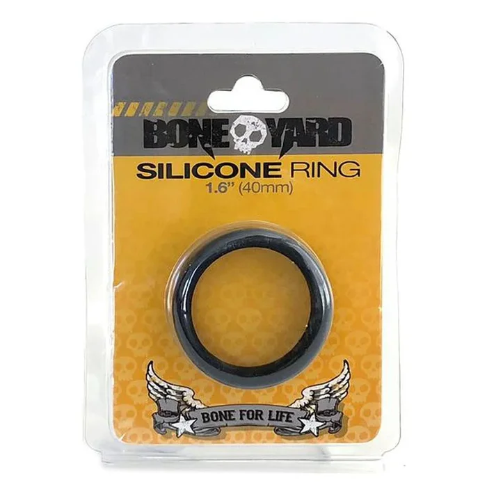 Boneyard Silicone Ring 40mm – Black 40 mm Cock Ring