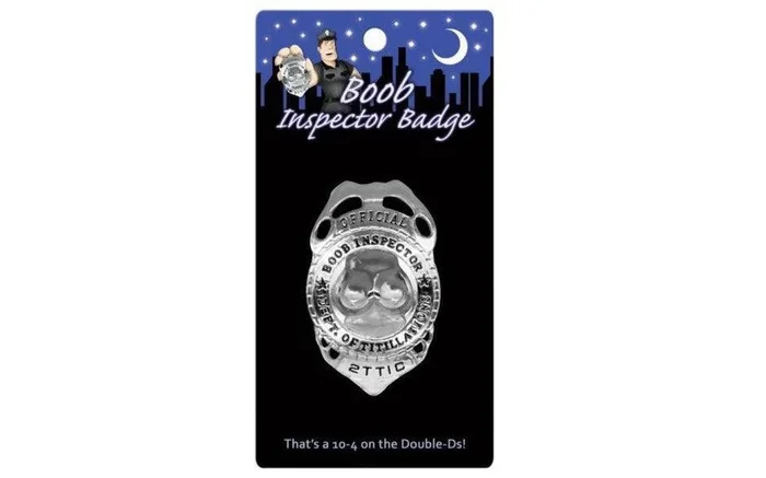 Boob Inspector Badge