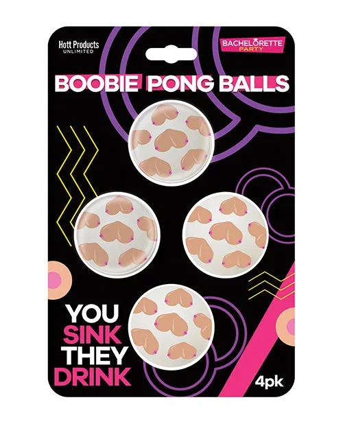 Boobie Beer Pong Balls – 4 pk