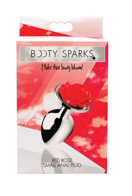 Booty Sparks Red Rose Anal Plug