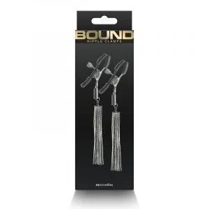 Bound D2 Nipple Clamps Tassels by NS Novelties