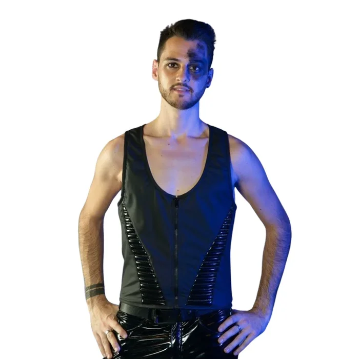 Boxer PVC Vest Top Size S