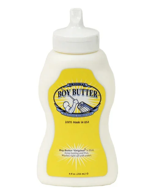 Boy Butter Churn Style – 9 oz Squeeze Bottle