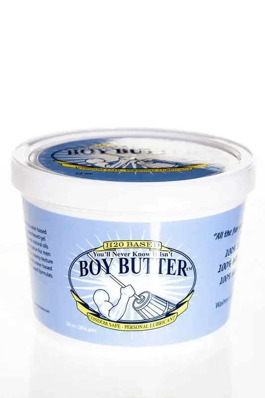 Boy Butter H20 Water-Based Cream Lube Formula 16 oz