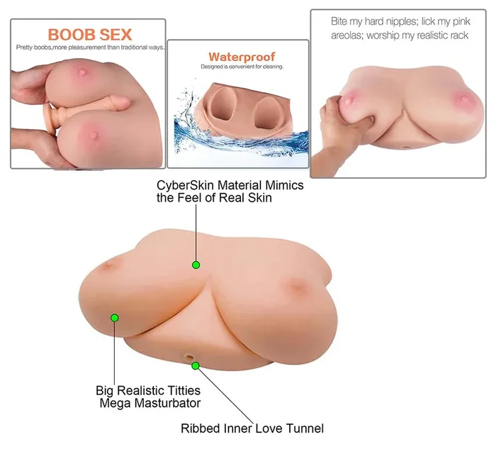 Bree Olsons Tit Job Stroker Breast Masturbator