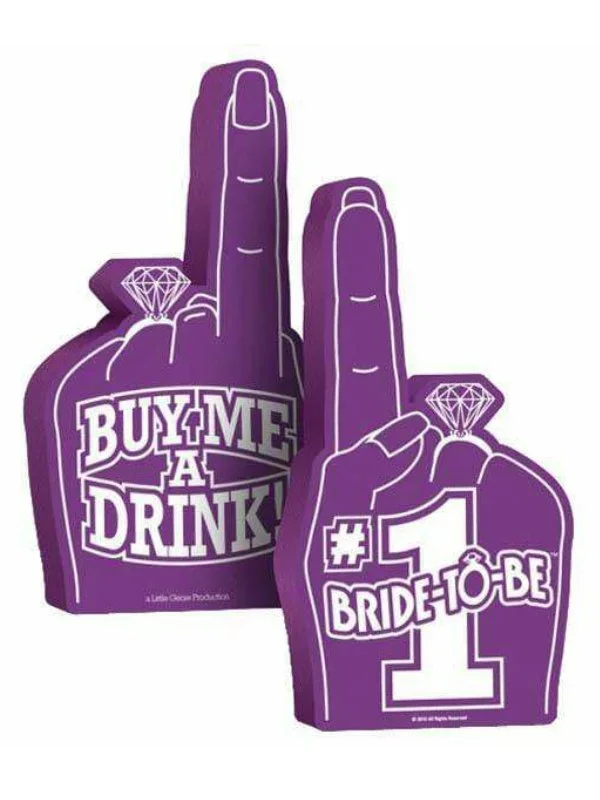 Bride To Be Foam Hand
