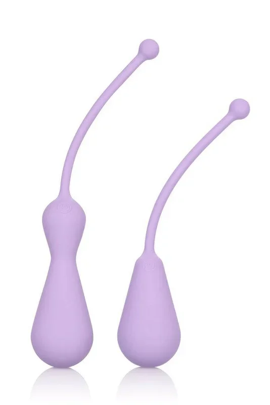 Cal Exotics – Dr. Laura Berman – Silicone Weighted Kegel Set – Purple