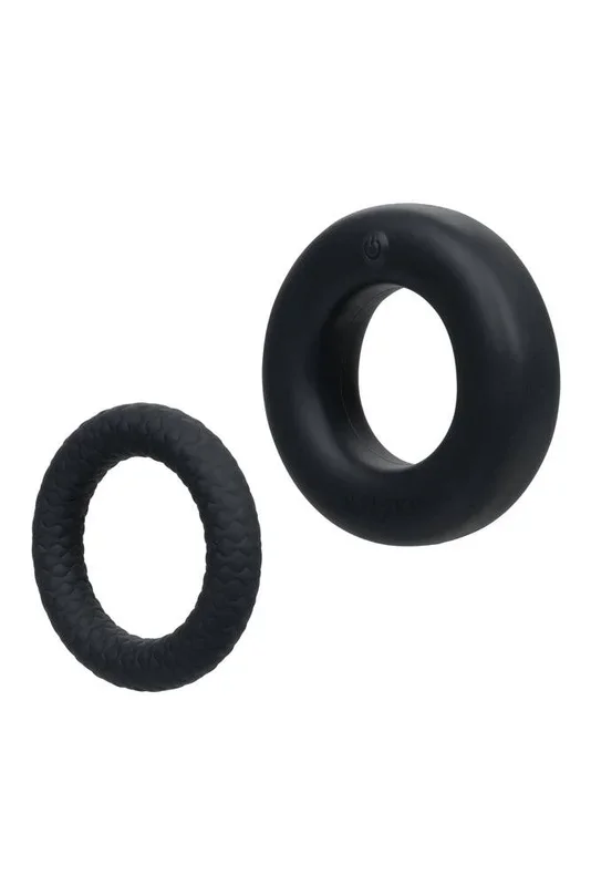 Cal Exotics – Link Up – Optimum Vibrating Cock Ring Set – Black