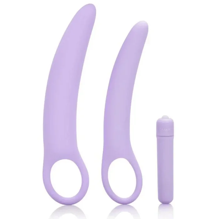 CalExotics Dr. Laura Berman Isabelle Set of 2 Vibrating Silicone Dilators