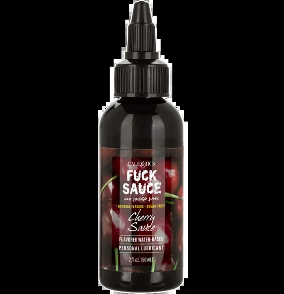 Calexotics Fuck Sauce Flavored Water Based Personal Lubricant Cherry 2oz/60ml