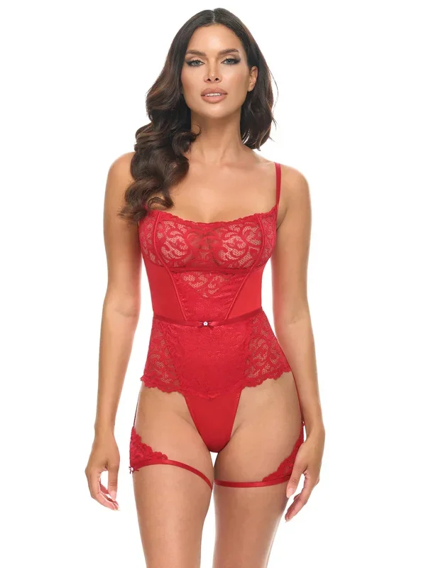 Candice Satin & Lace Teddy
