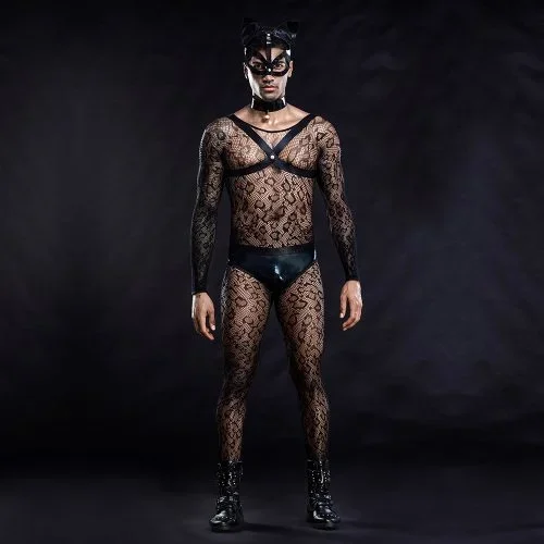 Catsuit Catman Male Role Play Costume by JSY